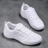 imageDADAWEN Girls Cheer Shoes White Cheerleading Shoes Dance Athletic Training Tennis Breathable Women Youth Lightweight Competition Cheer SneakersB White