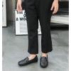 imageDADAWEN Boys Girls Soft Leather Loafer Casual SlipOn Moccasin Flats Dress Shoes Penny Boat Shoes School Wedding Church Loafers ToddlerLittle KidBig KidBlack