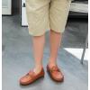 imageDADAWEN Boys Girls Soft Leather Loafer Casual SlipOn Moccasin Flats Dress Shoes Penny Boat Shoes School Wedding Church Loafers ToddlerLittle KidBig KidBrown