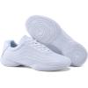 imageDADAWEN Girls White Cheer Shoes Youth Cheerleading Shoes Dance Athletic Training Tennis Lightweight Competition for Women Cheer SneakersB White