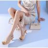 imageDADAWEN Womens Slingback Kitten Heels Tassels Peep Toe Pumps Wedding Party Dress ShoesNude