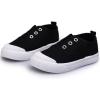 imageDADAWEN Boys Girls Canvas Light Weight SlipOn Sneakers Running ShoeBlack