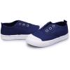 imageDADAWEN Boys Girls Canvas Light Weight SlipOn Sneakers Running ShoeBlue