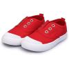 imageDADAWEN Boys Girls Canvas Light Weight SlipOn Sneakers Running ShoeRed
