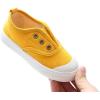 imageDADAWEN Boys Girls Canvas Light Weight SlipOn Sneakers Running ShoeYellow