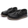 imageDADAWEN Boys Girls Dress Shoes Casual School Shoes Slip on Loafers Kids Boat Shoe ToddlerLittle KidBig KidBlack