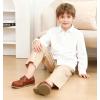 imageDADAWEN Boys Girls Dress Shoes Casual School Shoes Slip on Loafers Kids Boat Shoe ToddlerLittle KidBig KidBrown