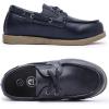 imageDADAWEN Boys Girls Dress Shoes Casual School Shoes Slip on Loafers Kids Boat Shoe ToddlerLittle KidBig KidDark Blue