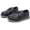 imageDADAWEN Boys Girls Dress Shoes Casual School Shoes Slip on Loafers Kids Boat Shoe ToddlerLittle KidBig KidDark Blue