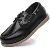 imageDADAWEN Boys Girls Dress Shoes Casual School Shoes Slip on Loafers Kids Boat Shoe ToddlerLittle KidBig KidBlack