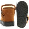 imageDADAWEN Babys Boys Girls Toddler Fashion Cute Waterproof Outdoor Fur Lining NonSlip Warm Snow Boots01 Brown