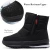imageDADAWEN Mens Waterproof Winter Snow Boots Warm Fur Lined Ankle Boots Zipper Closure Slip on Outdoor Antislip Cold Weather ShoesBlack