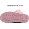 imageDADAWEN Womens Midcalf Winter Snow Boots Lightweight Warm Faux Fur Lining Pull on Comfortable Outdoor Booties Shoes for WomenPink