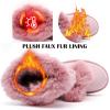 imageDADAWEN Womens Midcalf Winter Snow Boots Lightweight Warm Faux Fur Lining Pull on Comfortable Outdoor Booties Shoes for WomenPink