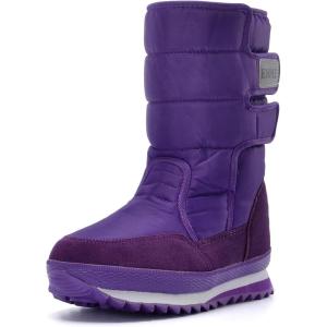 imageDADAWEN Womens Waterproof Frosty Snow BootPurpleep