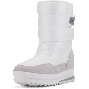 imageDADAWEN Womens Waterproof Frosty Snow BootWhiteep