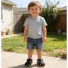 image:imageDADAWEN Boys Girls Leather ClosedToe Athletic Sandals Baby Toddler Summer Breathable Lightweight Soft Sole Outdoor Sandals Walking ShoesBlack