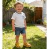 image:imageDADAWEN Boys Girls Leather ClosedToe Athletic Sandals Baby Toddler Summer Breathable Lightweight Soft Sole Outdoor Sandals Walking ShoesYellow