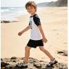 image:imageDADAWEN Boys Girls Leather Sandals Summer Athletic Hiking Beach Outdoor Open toe Adjustable Straps Sports Sandals for Kids ToddlerLittle KidBig KidWhite