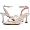 image:imageDADAWEN Womens Dressy Strappy 3 Inch Low Kitten Heel Open Toe Ankle Strap Sandals Dress Shoes for Woman Lady in Party Wedding Bridal Dance EveningWhite