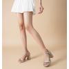 image:imageDADAWEN Womens Platform High Heels Block Chunky Square Open Toe Ankle Strap Heeled Sandals Fashion Wedding Party Evening Prom Dance Dress Pump Sandals ShoesGold