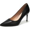 image:imageDADAWEN Womens High Heels Pumps Closed Pointed Toe Comfortable Stiletto 3 Inch Heels Dress Office Wedding Pump ShoesBlack Matte
