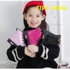 image:imageDADAWEN Boys Girls Glitter Ankle Boots Lace Up Waterproof Combat Shoes With Side Zipper for ToddlerLittle KidBig KidBlue