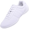 image:imageDADAWEN Adult amp Youth White Cheerleading Shoe Athletic Sport Training Competition Tennis Sneakers Cheer ShoesWhitegirl