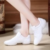 image:imageDADAWEN Adult amp Youth White Cheerleading Shoes Sport Training Tennis Sneakers Competition Cheer ShoesAll Whitegirl