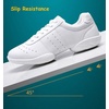 image:imageDADAWEN Adult amp Youth White Cheerleading Shoes Sport Training Tennis Sneakers Competition Cheer ShoesAll Whitewomen