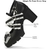 image:imageDADAWEN Womens Kawaii Mary Jane Chunky Low Block Heels Pumps with Bow Lace Comfortable Round Toe Ankle Strap Cosplay Wedding School Party Dress ShoesBlack
