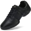 image:imageDADAWEN Adult amp Youth White Cheerleading Shoes Sport Training Tennis Sneakers Competition Cheer ShoesAll Black