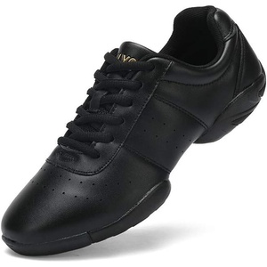 image:imageDADAWEN Adult amp Youth White Cheerleading Shoes Sport Training Tennis Sneakers Competition Cheer ShoesAll Black