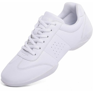 image:imageDADAWEN Adult amp Youth White Cheerleading Shoes Sport Training Tennis Sneakers Competition Cheer ShoesAll Whitewomen 02
