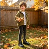 image:imageDADAWEN Boys Girls Glitter Ankle Boots Kids Lace Up Side Zipper Waterproof Outdoor Combat BootsToddlerLittle KidBig Kid01 BlackGlitter