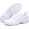image:imageDADAWEN Adult amp Youth Cheer Shoes Girls White Cheerleading Shoes for Women Dance Shoes Athletic Sport Training Tennis Breathable Competition Cheer SneakersWhitewomen