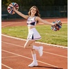 image:imageDADAWEN Adult amp Youth Cheer Shoes Girls White Cheerleading Shoes for Women Dance Shoes Athletic Sport Training Tennis Breathable Competition Cheer SneakersWhitegirl