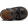 image:imageDADAWEN Toddler Girls Leather Lightweight Soft Sole NonSlip Baby Walking Shoes Cute Bowknot Princess Dress Shoes Flower Girls Mary Jane Flats Party WeddingBlack