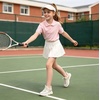 image:imageDADAWEN Boys Girls Sneakers Kids Lightweight Breathable Tennis Shoes Strap Running Athletic Shoes for ToddlerLittle KidBig KidBeige169