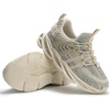 image:imageDADAWEN Boys Girls Sneakers Kids Lightweight Breathable Tennis Shoes Strap Running Athletic Shoes for ToddlerLittle KidBig KidBeige169