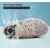 image:imageDADAWEN Boys Girls Sneakers Kids Lightweight Breathable Tennis Shoes Strap Running Athletic Shoes for ToddlerLittle KidBig KidBeige189
