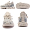 image:imageDADAWEN Boys Girls Sneakers Kids Lightweight Breathable Tennis Shoes Strap Running Athletic Shoes for ToddlerLittle KidBig KidBeige189