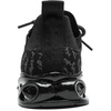 image:imageDADAWEN Boys Girls Sneakers Kids Lightweight Breathable Tennis Shoes Strap Running Athletic Shoes for ToddlerLittle KidBig KidBlacknew Style
