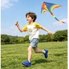 image:imageDADAWEN Boys Girls Sneakers Kids Lightweight Breathable Tennis Shoes Strap Running Athletic Shoes for ToddlerLittle KidBig KidBlue169