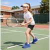 image:imageDADAWEN Boys Girls Sneakers Kids Lightweight Breathable Tennis Shoes Strap Running Athletic Shoes for ToddlerLittle KidBig KidBluenew Style