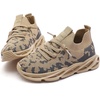 image:imageDADAWEN Boys Girls Sneakers Kids Lightweight Breathable Tennis Shoes Strap Running Athletic Shoes for ToddlerLittle KidBig KidBrown189