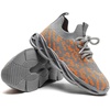 image:imageDADAWEN Boys Girls Sneakers Kids Lightweight Breathable Tennis Shoes Strap Running Athletic Shoes for ToddlerLittle KidBig KidGreynew Style