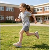 image:imageDADAWEN Boys Girls Sneakers Kids Lightweight Breathable Tennis Shoes Strap Running Athletic Shoes for ToddlerLittle KidBig KidGreynew Style