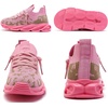 image:imageDADAWEN Boys Girls Sneakers Kids Lightweight Breathable Tennis Shoes Strap Running Athletic Shoes for ToddlerLittle KidBig KidPink189