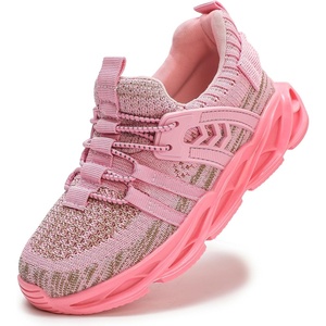 image:imageDADAWEN Boys Girls Sneakers Kids Lightweight Breathable Tennis Shoes Strap Running Athletic Shoes for ToddlerLittle KidBig KidHot Pink169